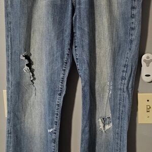 Lucky Brand Men’s Size 38x32 Relaxed Straight Leg Jeans Blue Dark Wash Denim